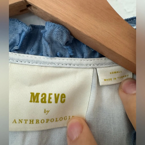 Maeve By Anthropologie Tiered Jacquard Dress - Picture 7 of 11